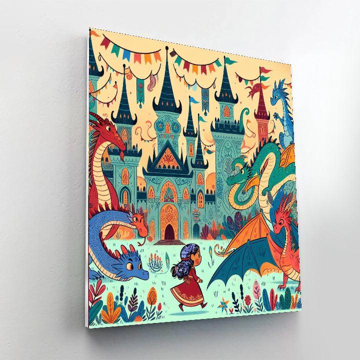 Dragon Kingdom Expedition Paint By Number