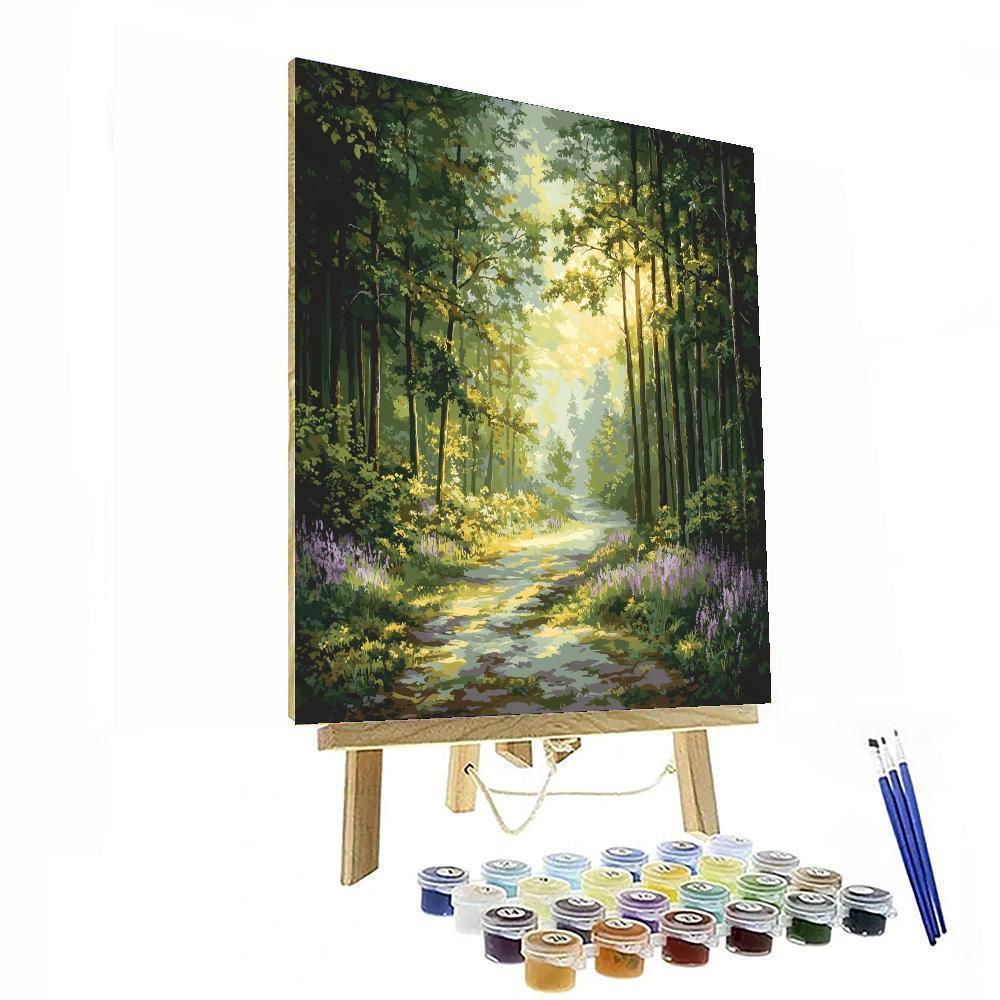 Caspar David Friedrich Inspired Ethereal Pathways  Painting By Numbers Kit