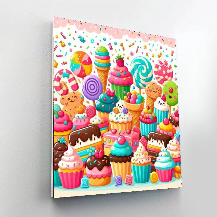 Super Sweet Treats Paint By Numbers Art