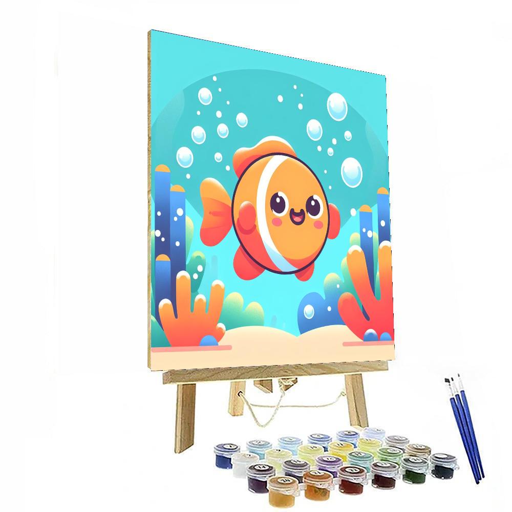 Happy Fish Paint By Color