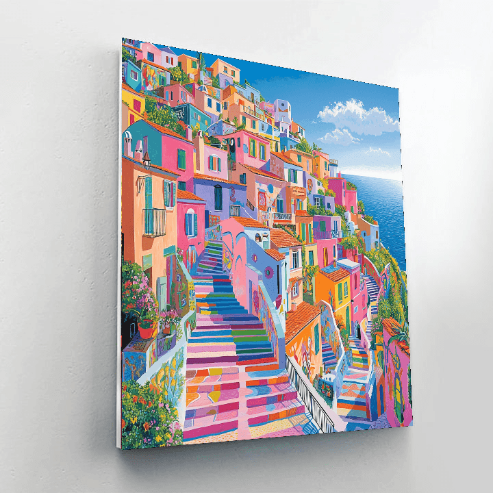 Gamcheon Culture Village - Busan Numbered Painting Kits