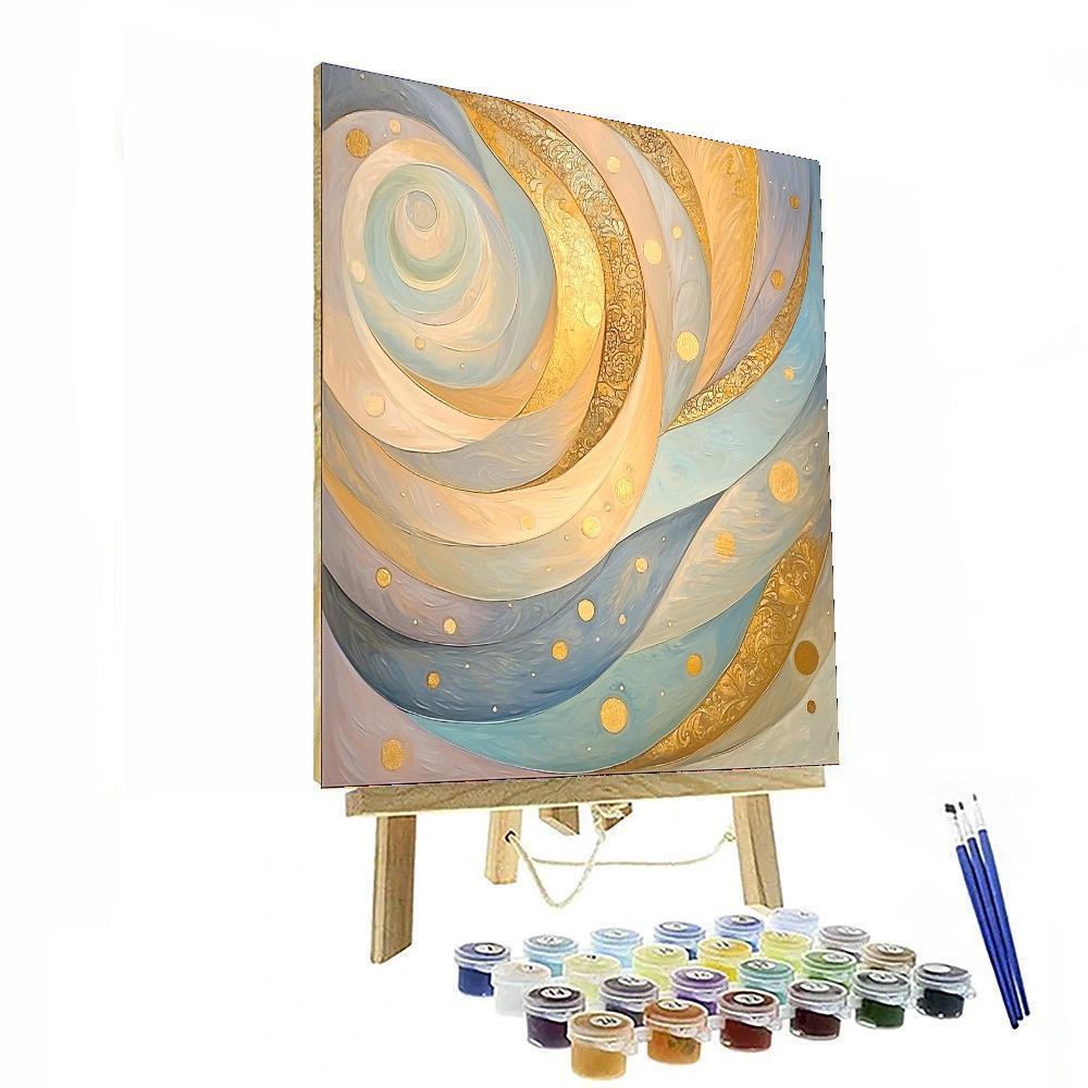 Gustav Klimt Inspired Ethereal Balance  Paint By Numbers Kits