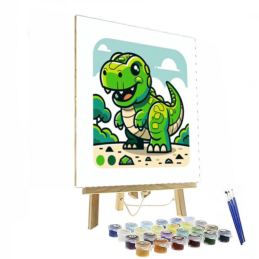 Daring Dino Numbered Painting Kits