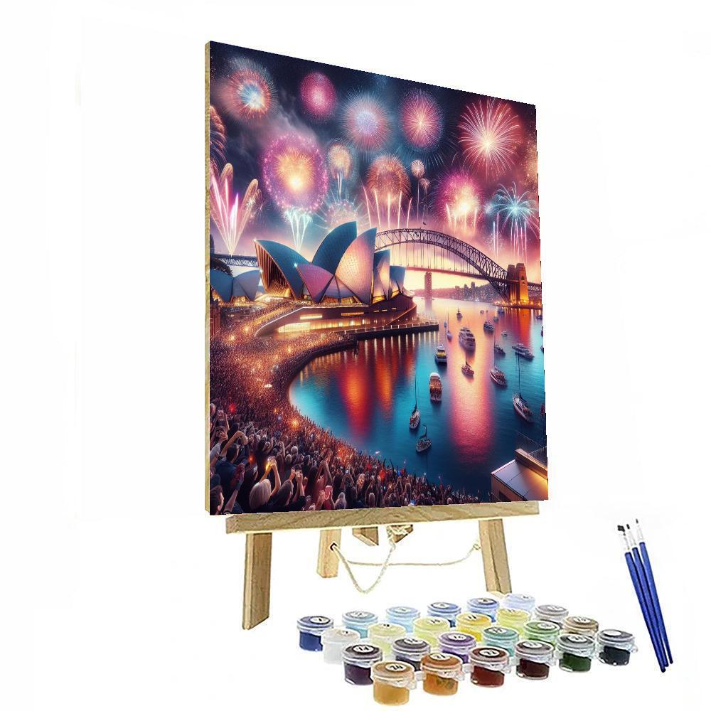 The Sydney New Year's Eve Paint By Number