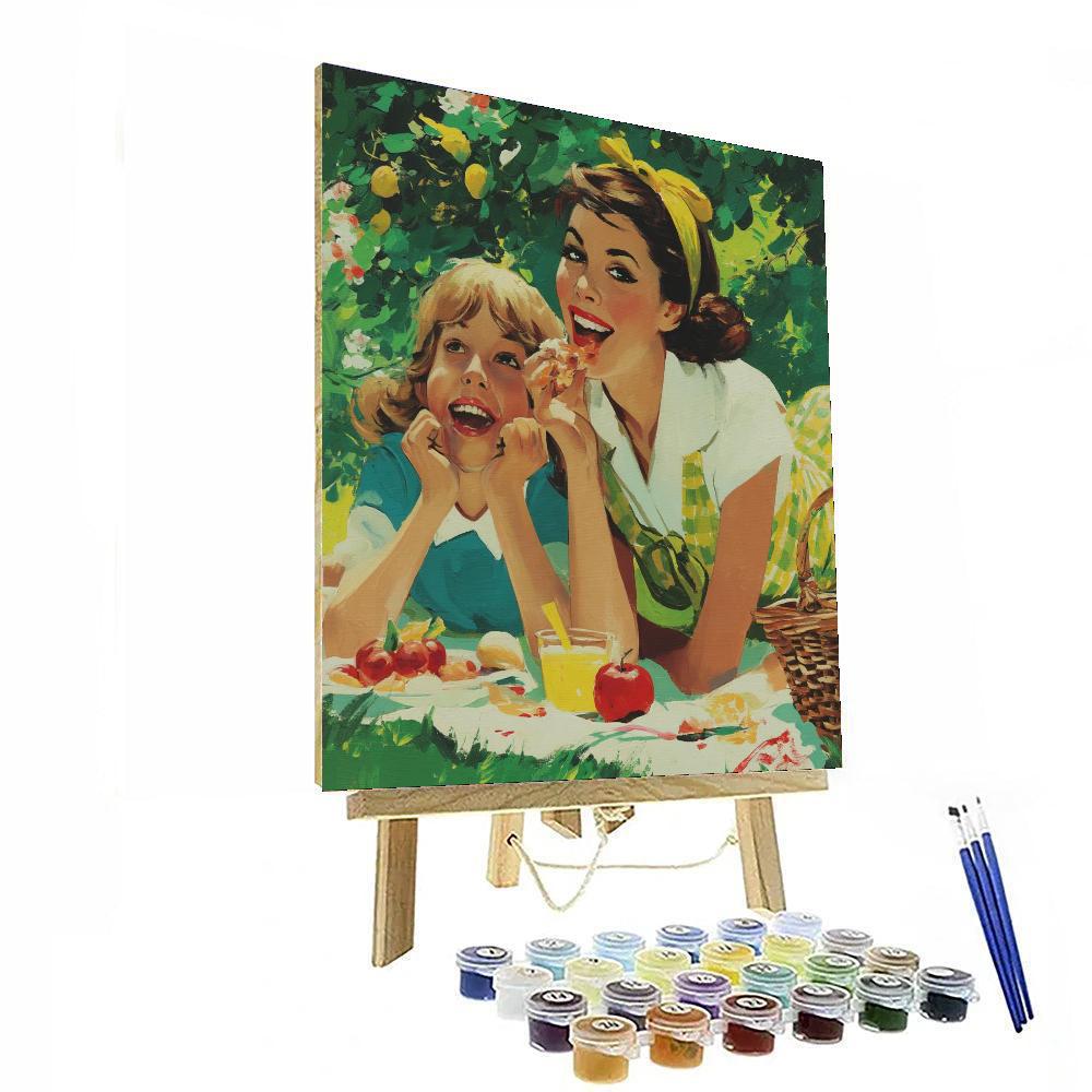 Picnic In The Meadow Numbered Painting Kits