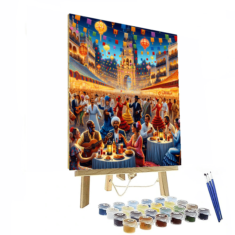 Feria De Málaga - Spain Painting Number Kit
