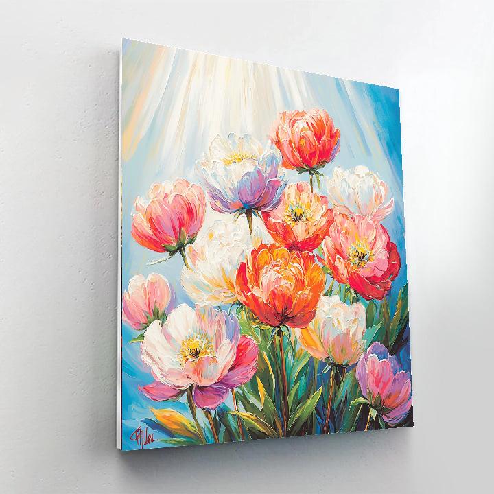 Dancing Among The Flowers Paint By Numbers