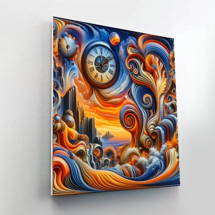 Surreal Dali-esque Dreamscape Paint By Numbers Kits