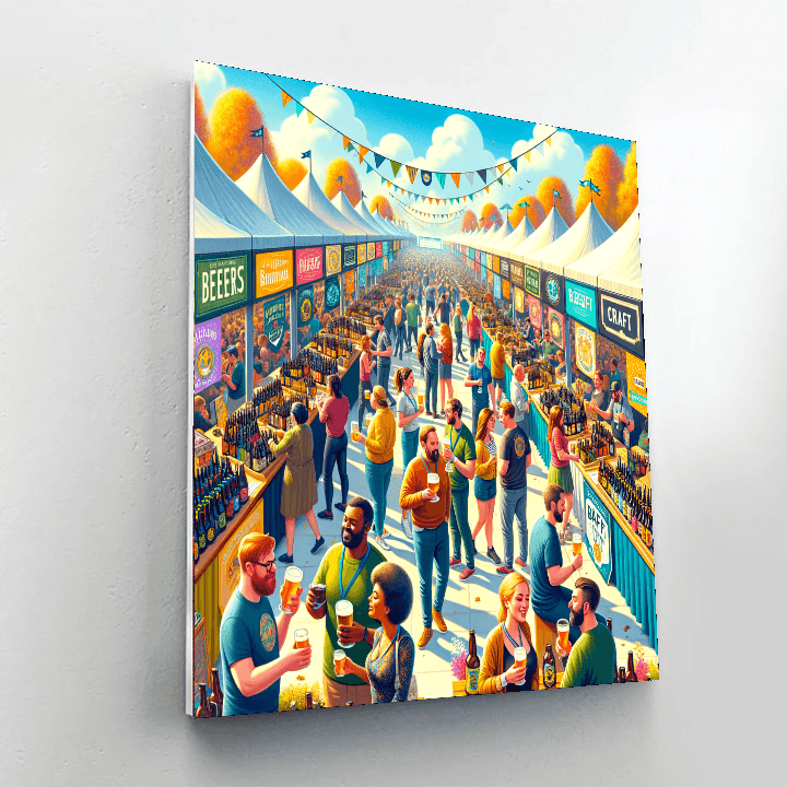 The Great American Beer Festival Number Painting