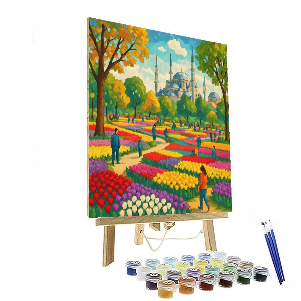 Istanbul International Tulip Festival - Istanbul Paint By Numbers Kits