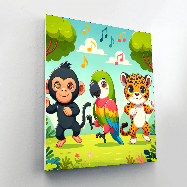 Dazzling Dance Party Paint By Color