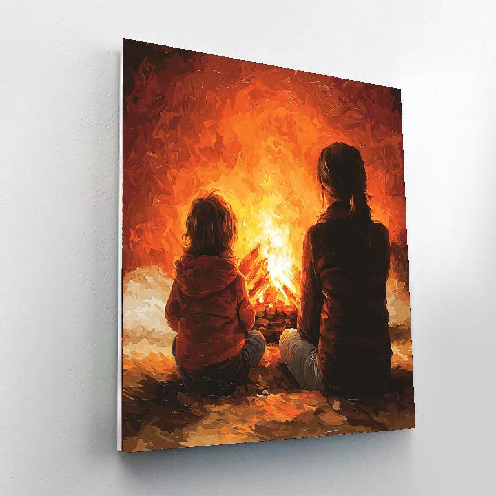Cozy Fireside Tales Paint By Numbers Kits