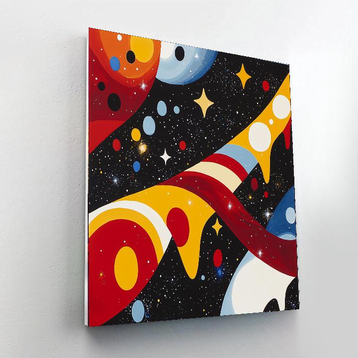 Joan Miró Inspired Cosmic Dance Of Dreams  Painting Number Kit