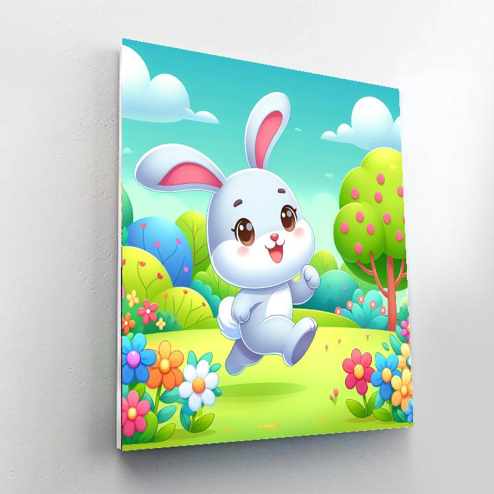 Bunny's Garden Escape Numbered Painting Kits