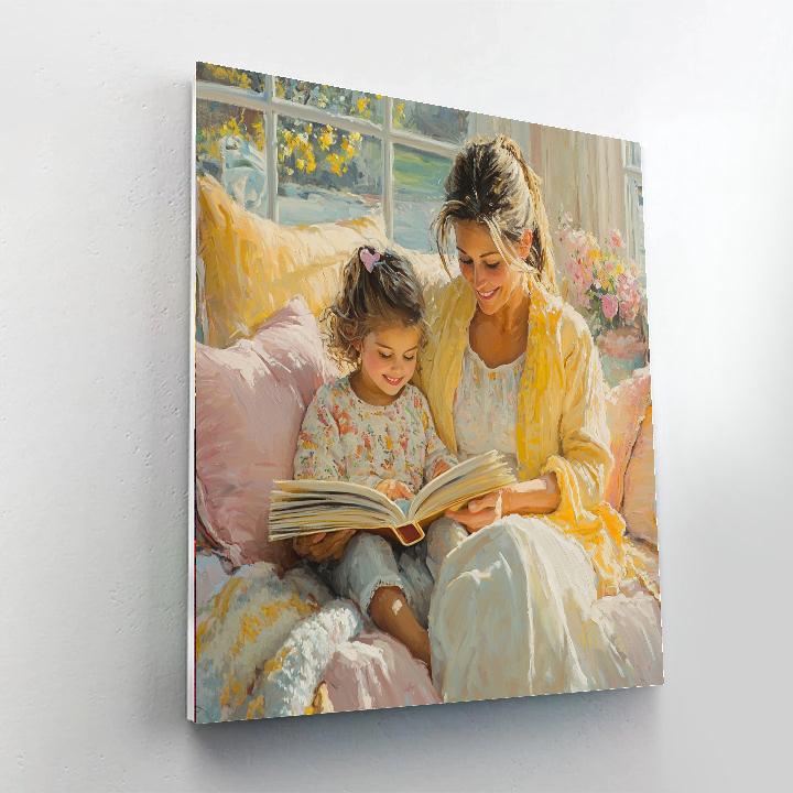 A Cozy Embrace Numbered Painting Kits