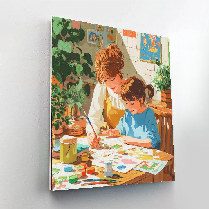 Mother's Day Card Crafting Paint By Numbers Kits