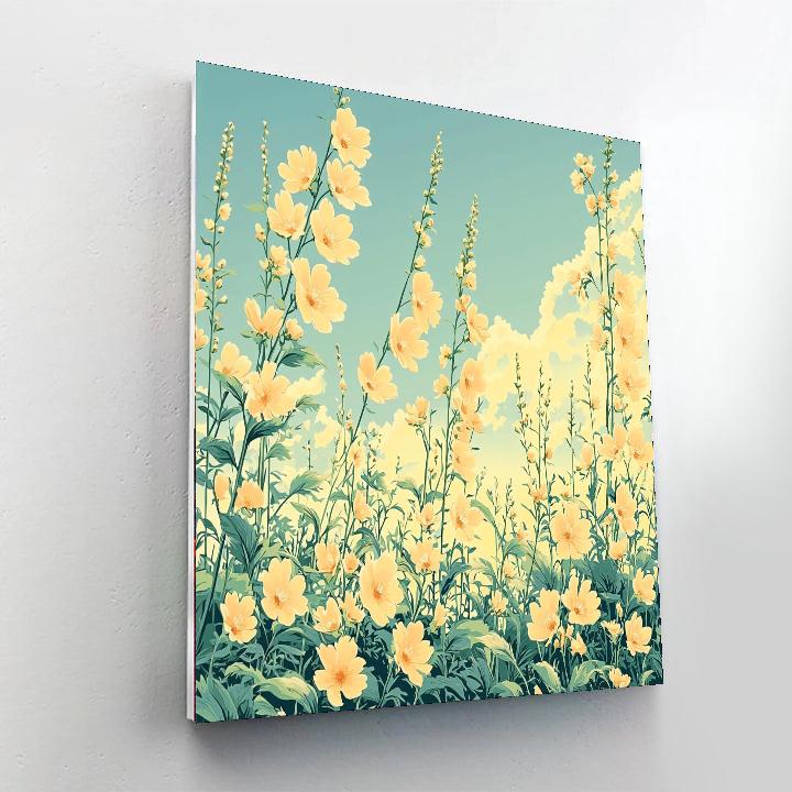 Utagawa Hiroshige Inspired Floating On The Breeze  Number Painting