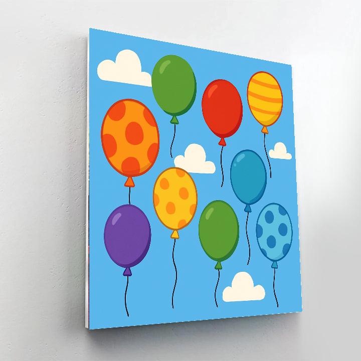 Gigantic Balloon Parade Painting By Numbers Kit