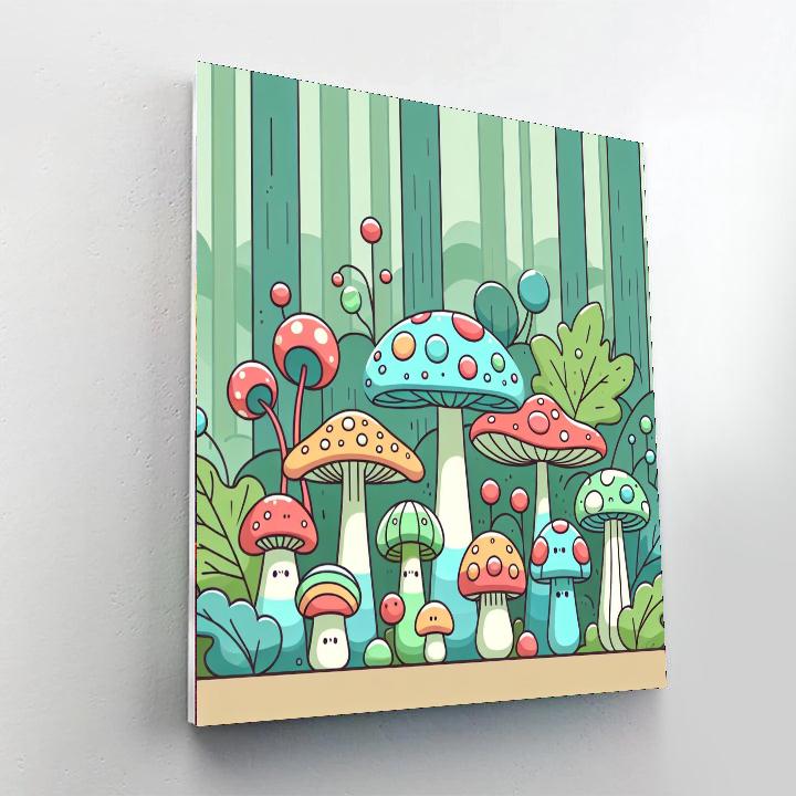 Funky Fungi Paint By Numbers Kits