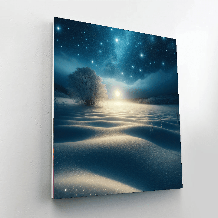 Starlit Winter Nights Paint By Numbers