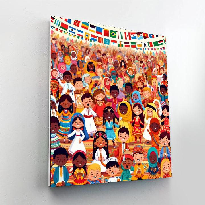 Cultural Festival Celebrations Painting Number Kit