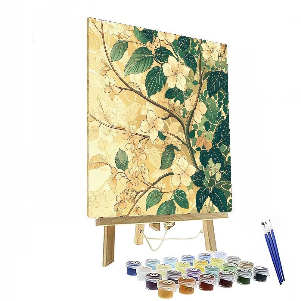 Alphonse Mucha Inspired Timeless Symphony Of Seasons  Paint By Numbers