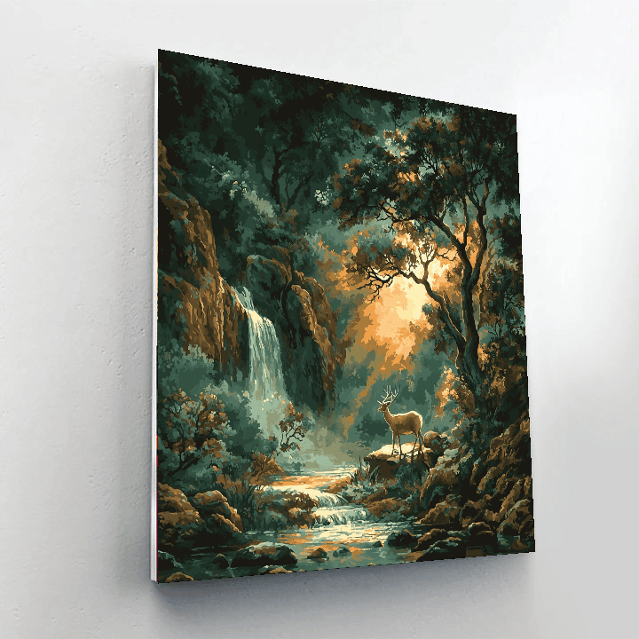 Rembrandt Inspired Rembrandt's Timeless Wilderness  Paint By Numbers Kits