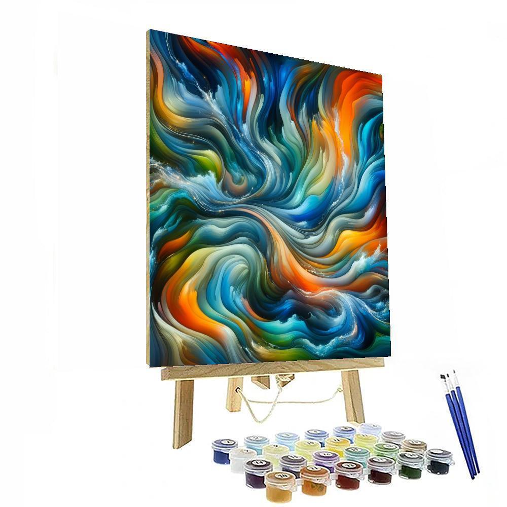 Dynamic Nature Dance Painting By Numbers Kit