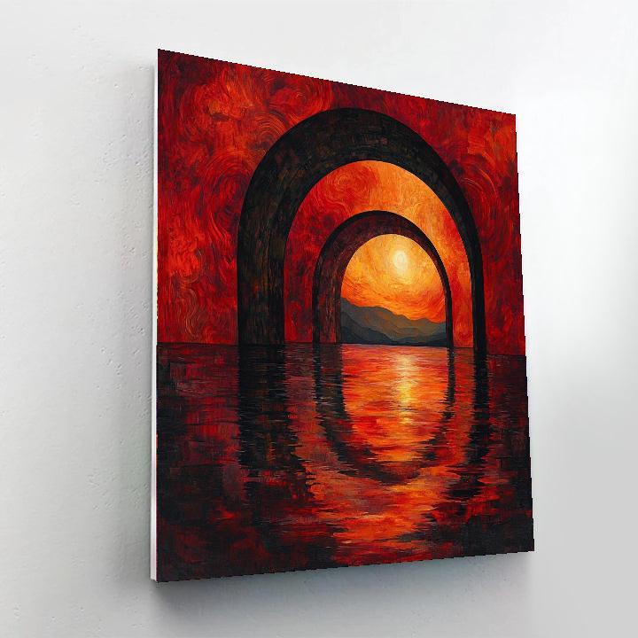 Caravaggio Inspired Shadows Of Reflection  Paint By Numbers Kits