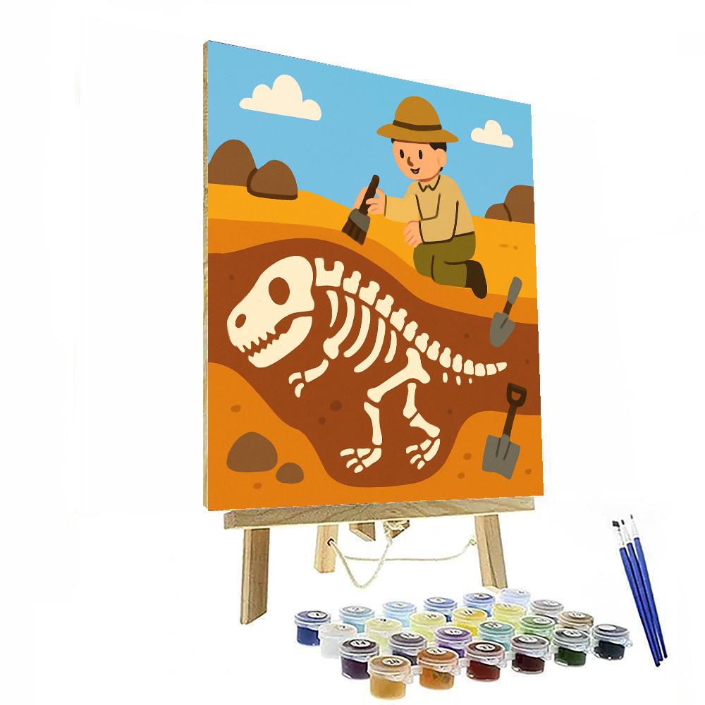 Fossil Hunter's Quest Numbered Painting Kits