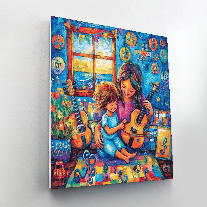 Sweet Musical Moments Painting Number Kit