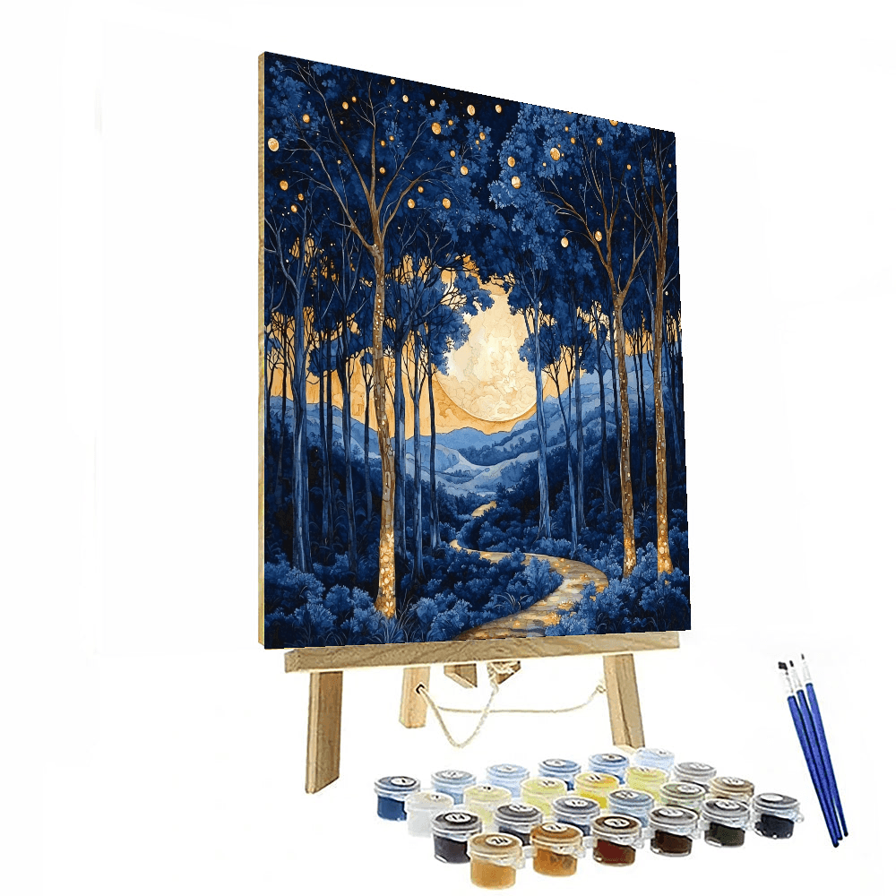 Dante Gabriel Rossetti Inspired Enchanted Woods  Paint By Numbers