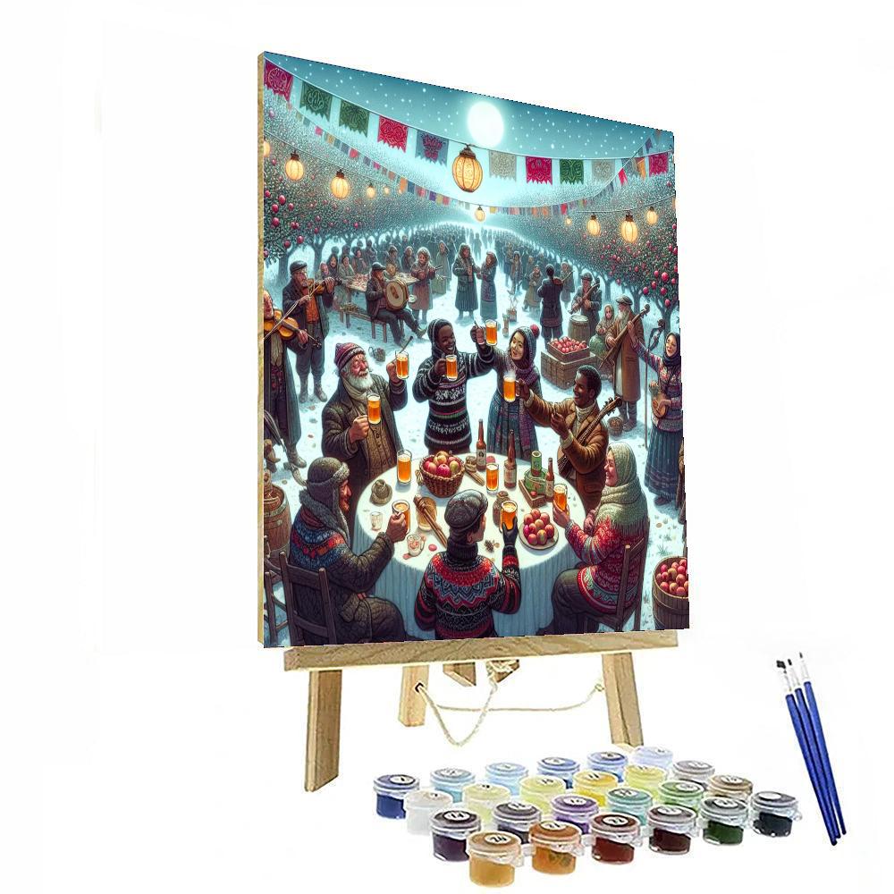 Wassail Festival Number Painting