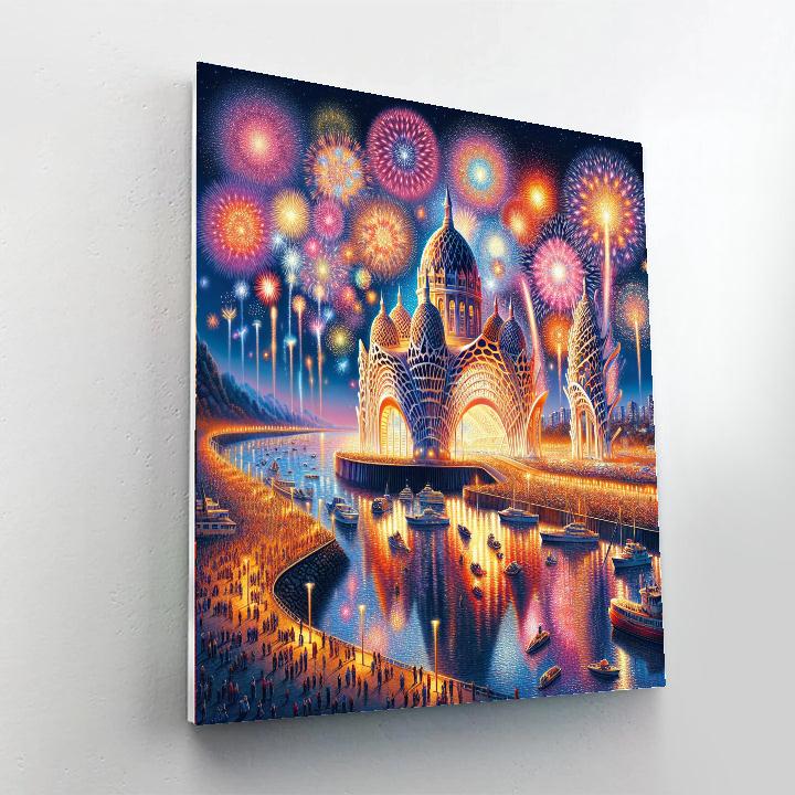 Sydney New Year’s Eve Fireworks - Australia Paint By Numbers Kits