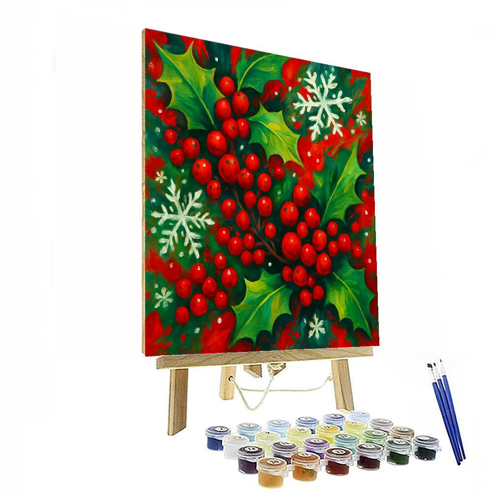 Yuletide Joy Paint By Numbers Art