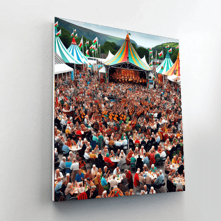 Eisteddfod Genedlaethol - Wales, Uk Number Painting