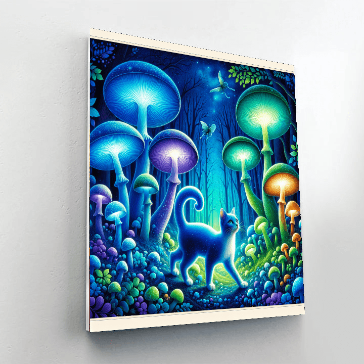 Mystical Cat Adventure Paint By Number