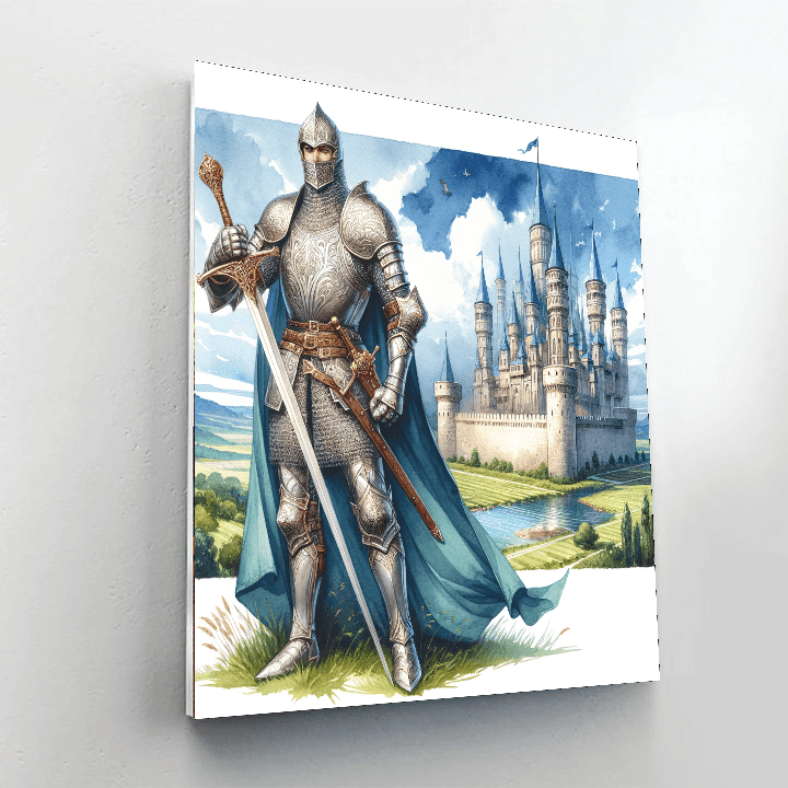 Gallant Knight - DIY Painting By Numbers Kit