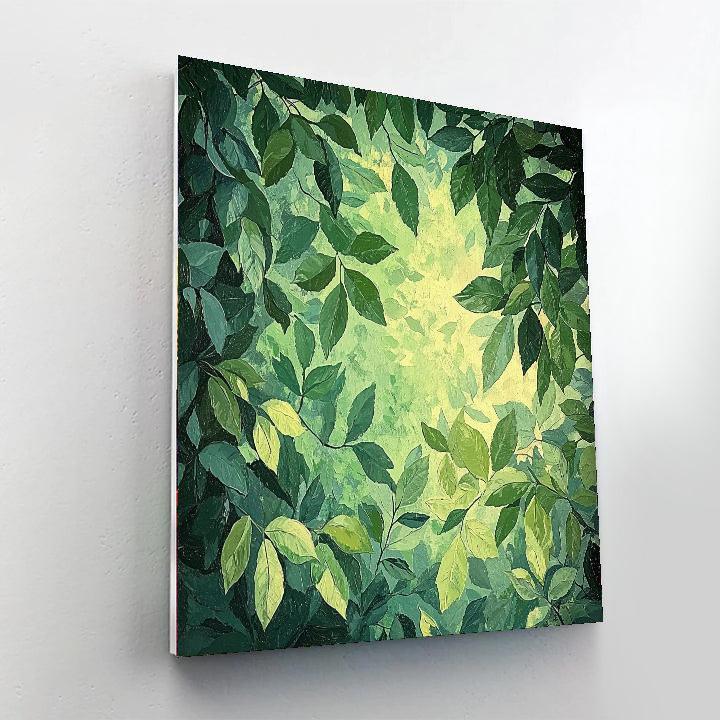 Edgar Degas Inspired A Symphony Of Leaves  Paint By Color