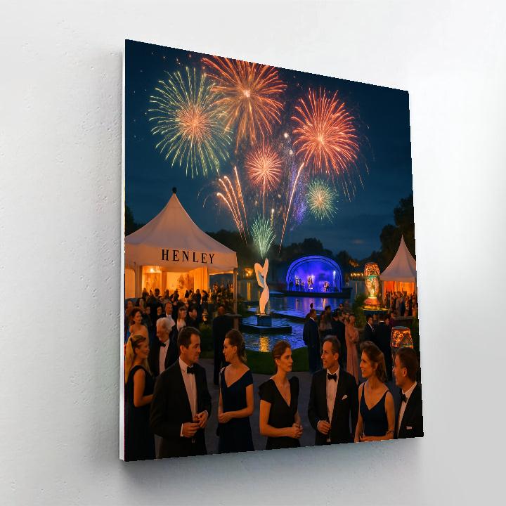 Henley Festival - Henley-on-thames, England Painting Number Kit