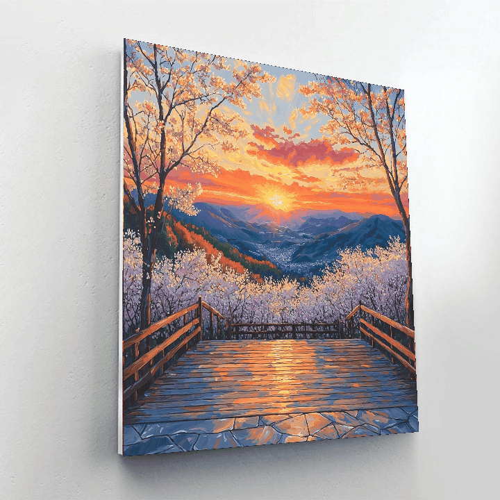 Kiyomizu-dera Views Number Painting