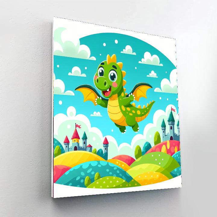 Charming Dragon Quest Paint By Numbers Art