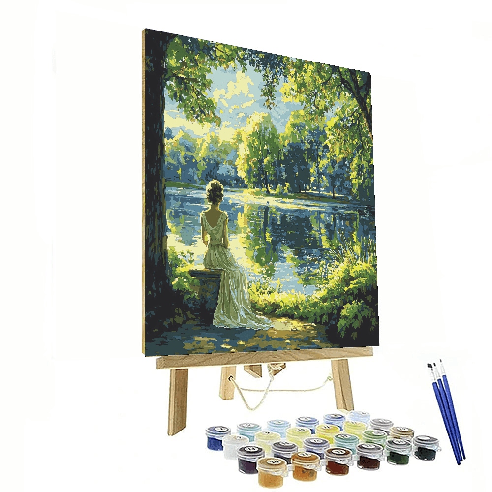 John William Waterhouse Inspired Timeless Romance  Paint By Numbers Art