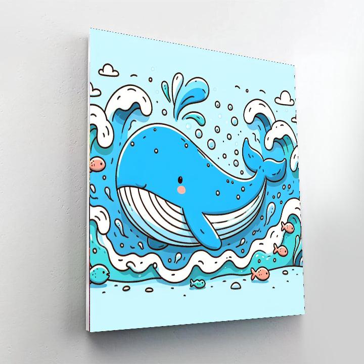 Whale Of A Time Expedition Painting By Numbers Kit