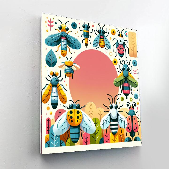 Inventive Insect Expo Painting Number Kit