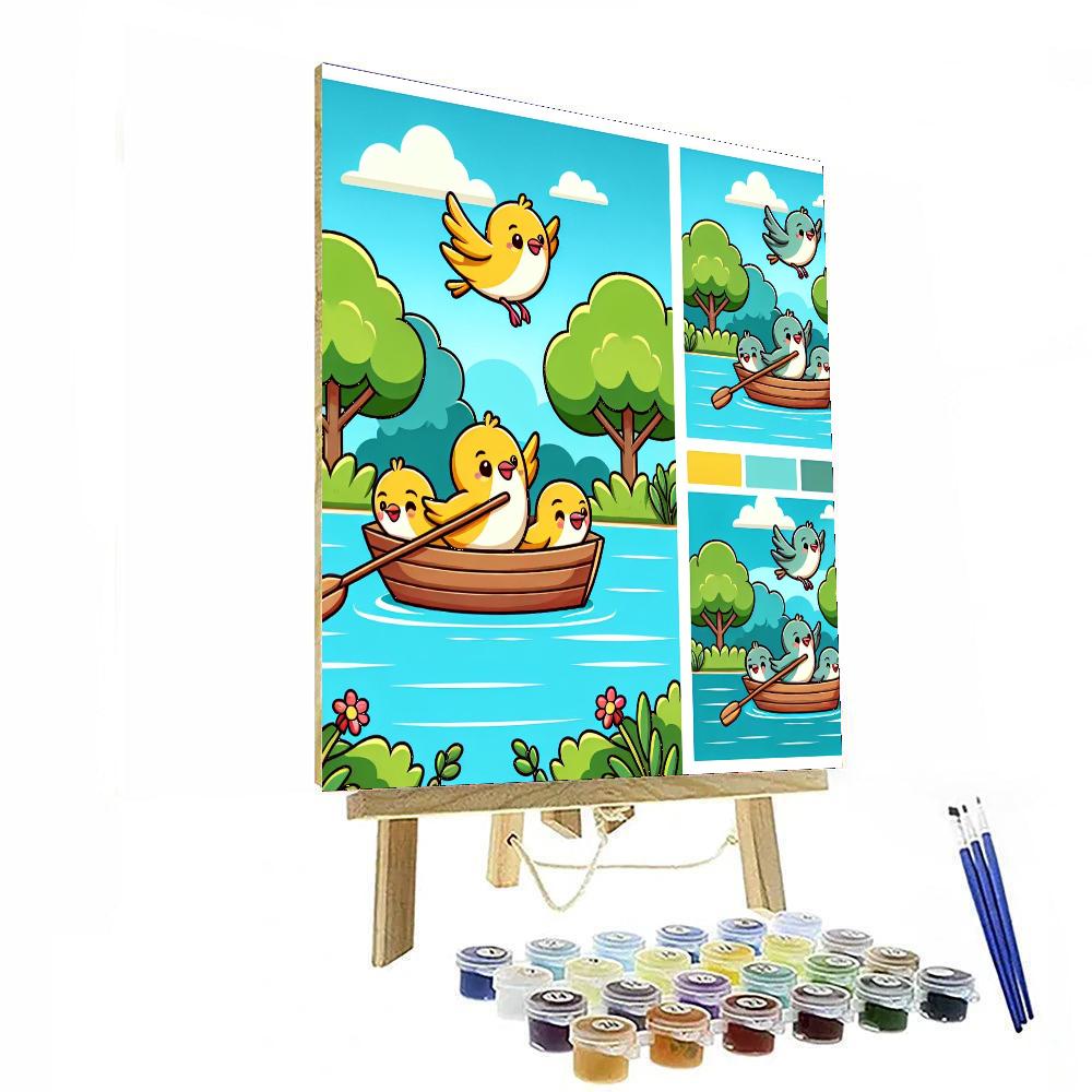 Crystal Clear Lake Larks Numbered Painting Kits