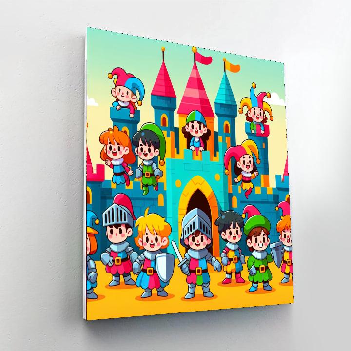 Medieval Mischief Numbered Painting Kits