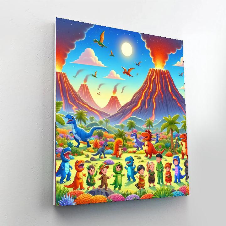 Dino Explorer Team Paint By Numbers