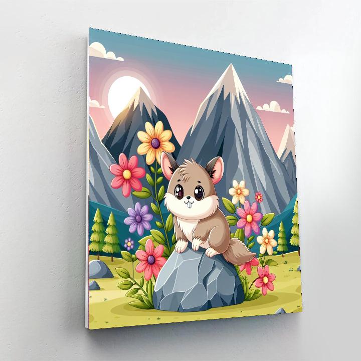 Playful Pika DIY Paint By Numbers