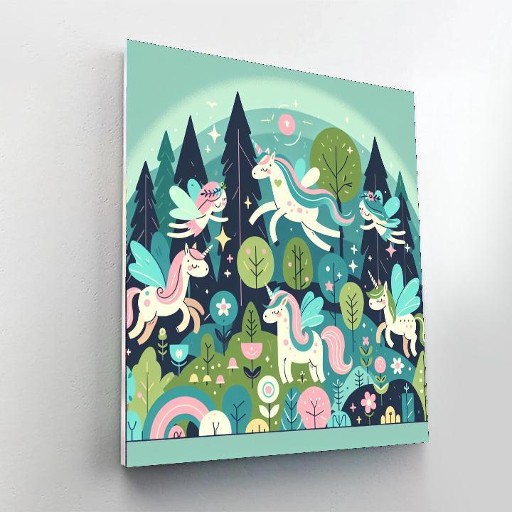 Magic Woodland Painting By Numbers Kit